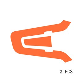 MC MOTOPARTS Protective Cover Decal Wrap Sticker 2 pcs Orange Compatible with CARDO Packtalk Edge