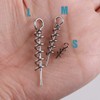 Soft Lure Spring Twist Lock Fishing Crank Hook Centering Pin