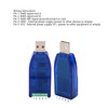 Serial Port Adapter Cable Converter Bidirectional Half Duplex Industrial Accessories