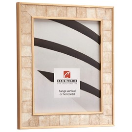 Craig Frames Opulence Picture Frame, 4 x 6 Inch, Gold Mother of Pearl