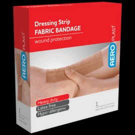 AEROPLAST Premium Fabric Dressing Strip 6cm x 1M