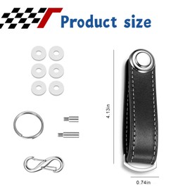 Keychain,Key Holder Leather Keyring Men Car Case Pouch Organiser Ring Keys Holders Fob House Chain Genuine Keychains Mens Wallet Rings Organizer Chains Card Cases Keychai,for Pocket Keychasin Gifts