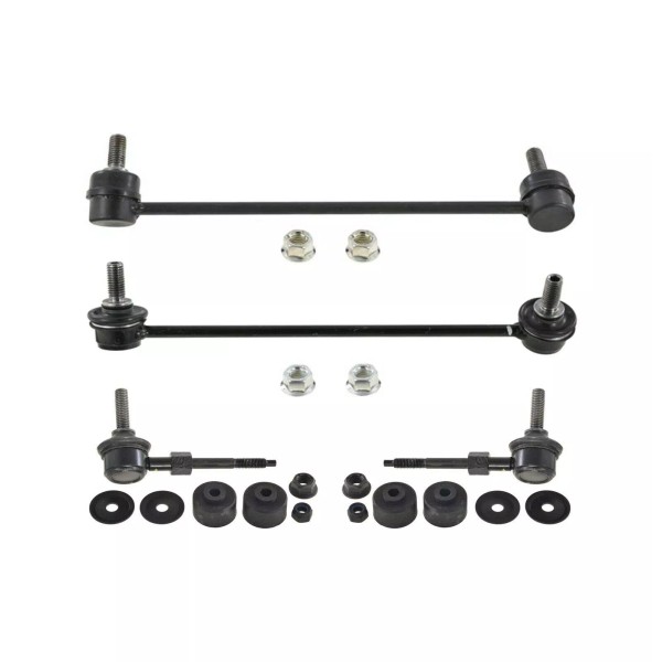 PartsW 4Pc New Front and Rear Sway Bar End Links