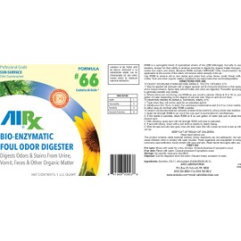 Airx RX 66 Bio-Enzymatic Foul Odor Digester, 1 Quart Bottle