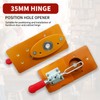 35 mm Hinge Drilling Template, Hinge Drilling Gauge Set, with