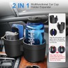 JINKEY Dual Cup Holder Expander for Car, 2 in 1