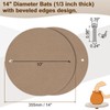 PATIKIL 4 Pack 14" Pottery Wheel Bats, 1/3" Thick Round
