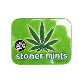 Stoner Mints Leaf Shaped Peppermints (2 Pack) with 2 GosuToys Stickers
