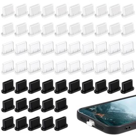 60 Stück USB C Staubschutz Stöpsel, Handy USB C Schutz Staubstecker, Silikonabdeckung USB Typ C Port USB C Schutzkappe Kompatibel, für Smartphone Tablet und Andere mit USB Typ C Geräte