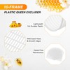 CREWORKS 10 Frame Queen Excluders, 10 Pack Plastic Queen Bee