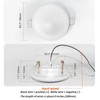 12V Recessed LED Lights-3.5” Ceiling Light with Spring Clips-RV Interior