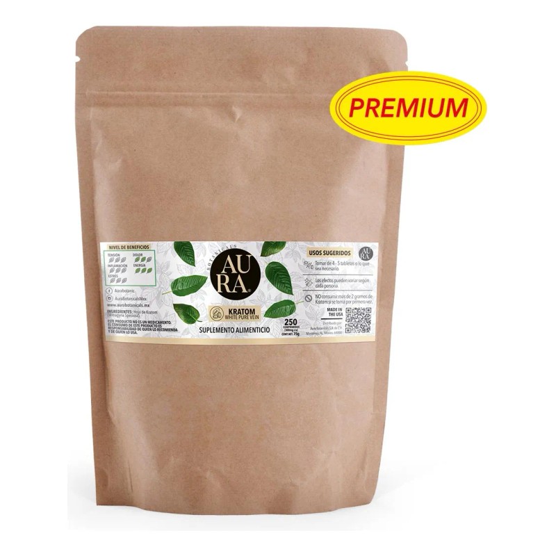 Kratom Aura Botanicals Estres Ansiedad Cognicion 250g