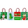 Northlight 20-Count Assorted Paper Christmas Themed Gift Bags