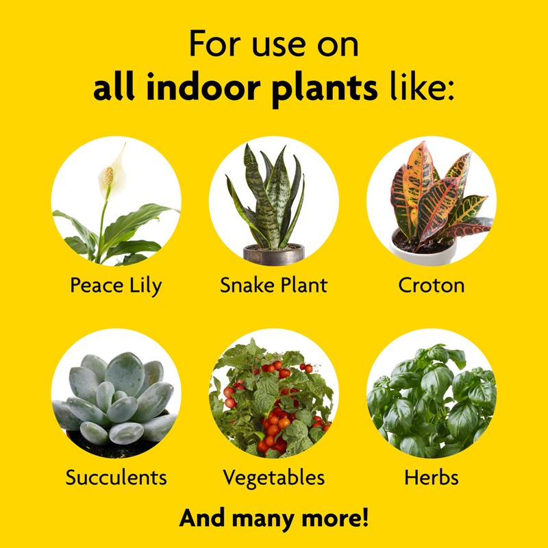 Miracle-Gro Indoor Plant Food, Liquid Plant Food for Houseplants, Snake
