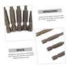 ULTECHNOVO 5pcs Complete Masonry Drill Accessories Set Tile Drill Bits