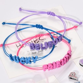 18pcs Friendship Bracelets for Girls Kids Jewelry, Stacking Bracelet Combinations with Gold Bead Bracelets, Letter Bracelets, Bracelet Kit for Teen Girl Ages 5 6 7 8 9 10 11 12 Year Old Birthday Gift