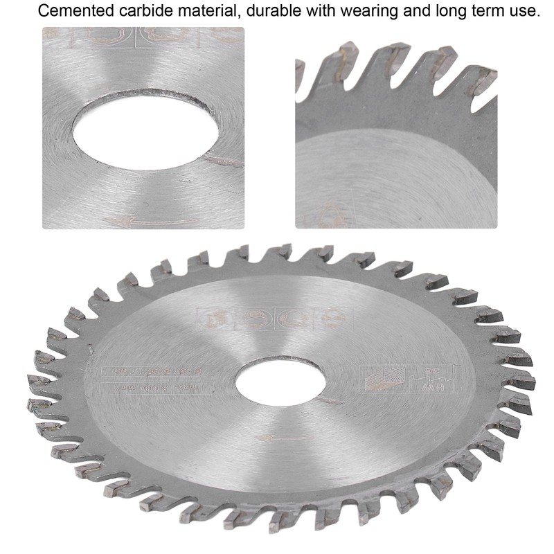 4Pcs Circular Saw Blade Cemented Carbide 36 Teeth Cutting Tool