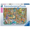 Ravensburger Midnight at The Library Puzzle - 1000 Unique Pieces