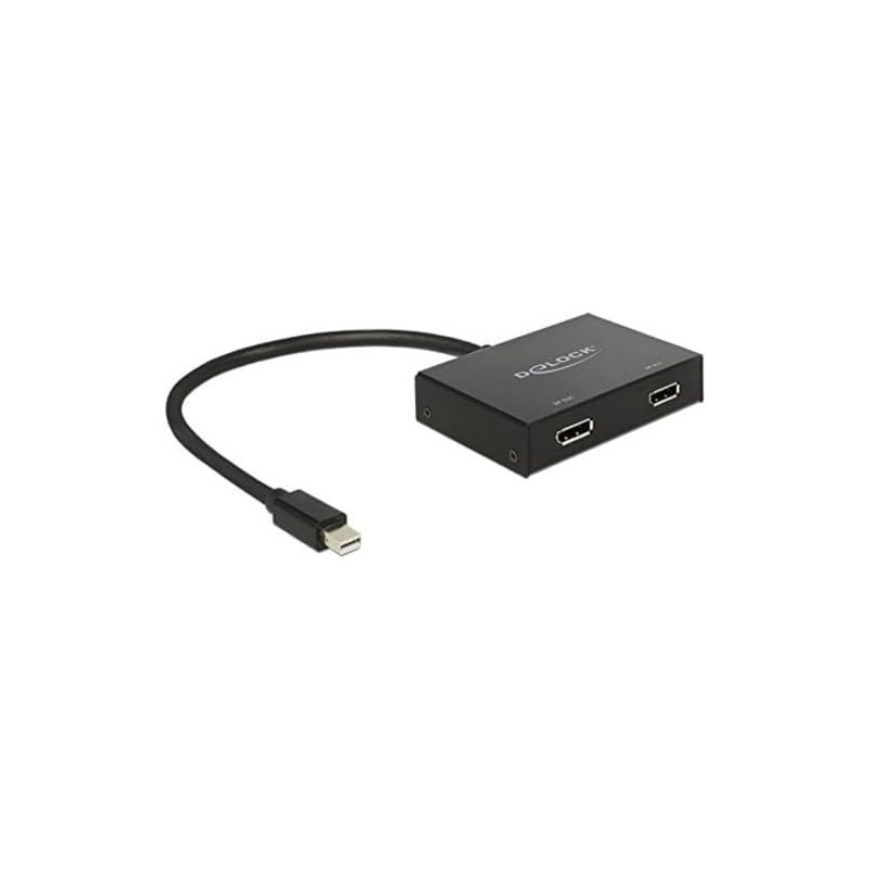 DeLOCK Displayport 1.2 Splitter, 1 x Mini Displayport in >