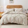 MILDLY Boho Duvet Cover Beige - Tufted Comforter Cover Set