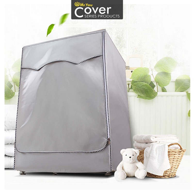 Washing Machine Cover Washer/Dryer Cover for Front-Loading Machine Waterproof Dustproof