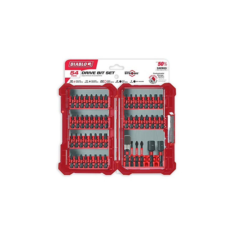 Diablo 54 pc Screwdriving Set (54-Piece)