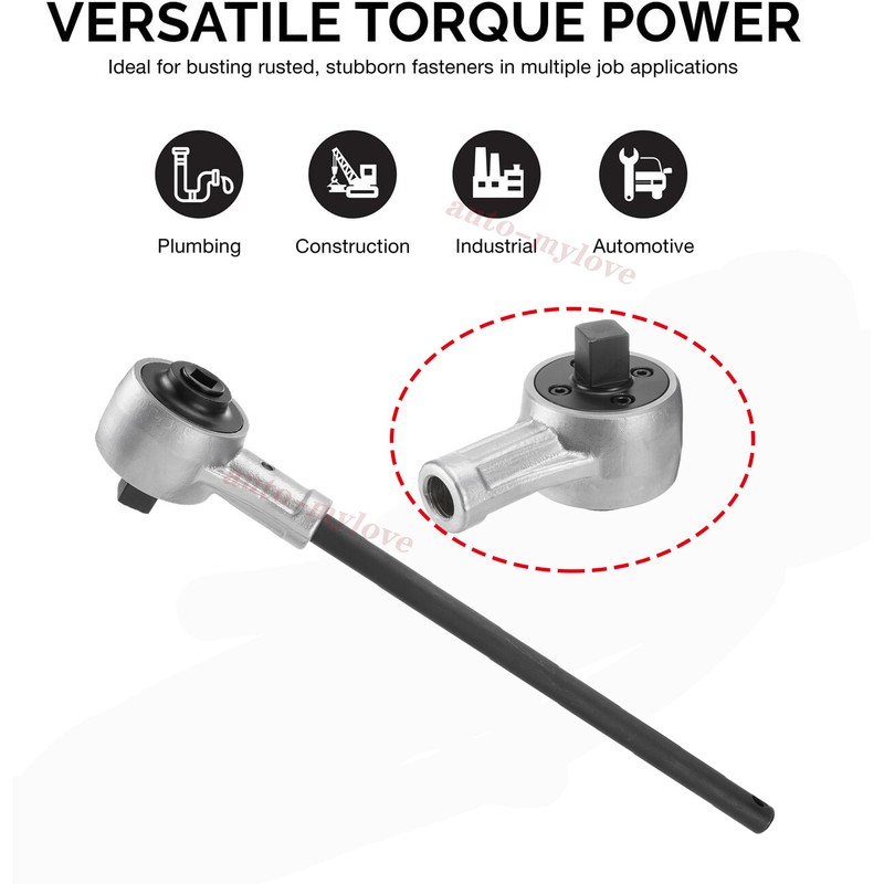 CARBOLE 03715B Heavy Duty Wrench 1/2" Drive Torque 1100 Foot-Pound