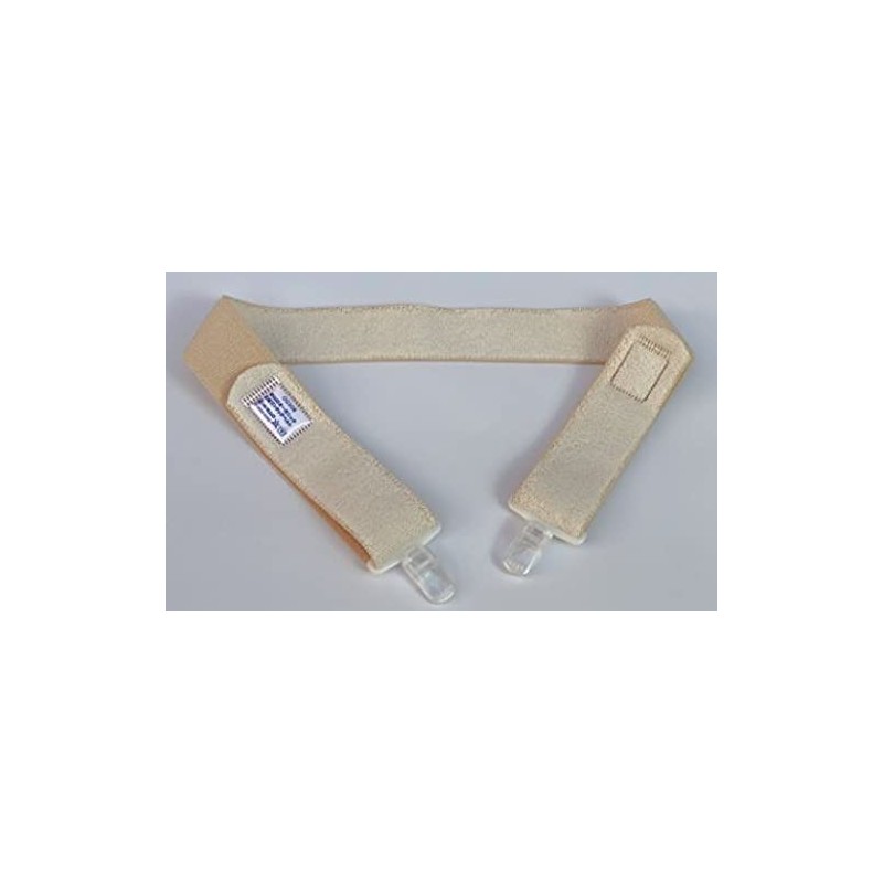 Wide Mesh One-Touch Belt 308B (Free), Beige