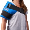 CoolRelief FlexGel - Versatile Gel Ice Pack Wrap for Knee,