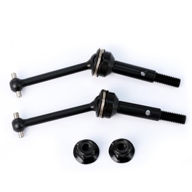 BENMAZ Steel Drive Shaft for 1/10 4-Tec Drift Ford Mustang,Replace#8351(Black)