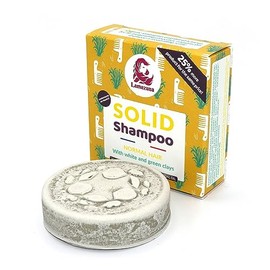 Lamazuna Organic Solid Shampoo | With White & Green Clay | For Normal Hair | Contains Essential Oils | Thorough Cleansing | Wonderfully Fresh Fragrance | 70 ml (70 ml)