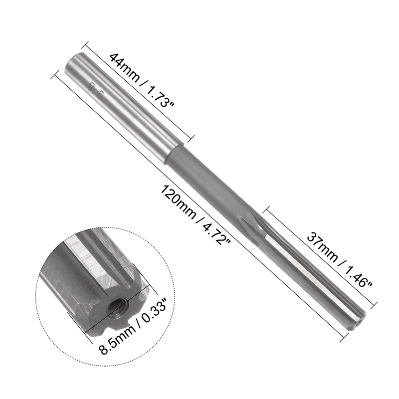 QUARKZMAN Drill Bit 8.5mm, H7 HSS Lathe Drill Bit with