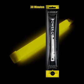 Set of 10 – Power Glow Stick Tactical Light in Military Standard – Yellow Luminous (6 Inches / 15 cm) – Individually Packed – 30 Minutes Light Time = Very Bright