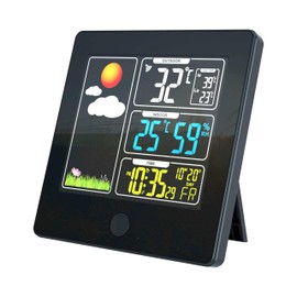 RED5 All In One LED Indoor Weather Station with External Wireless Monitor Sensor