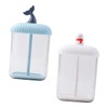 Healvian 2pcs Manual Foaming Facial Cleanser Tool Portable Bubbling Device