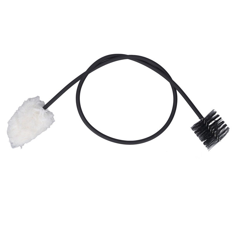 Saxophone Neck Cleaning Brush 50cm Bendable Metal Cotton Thread and