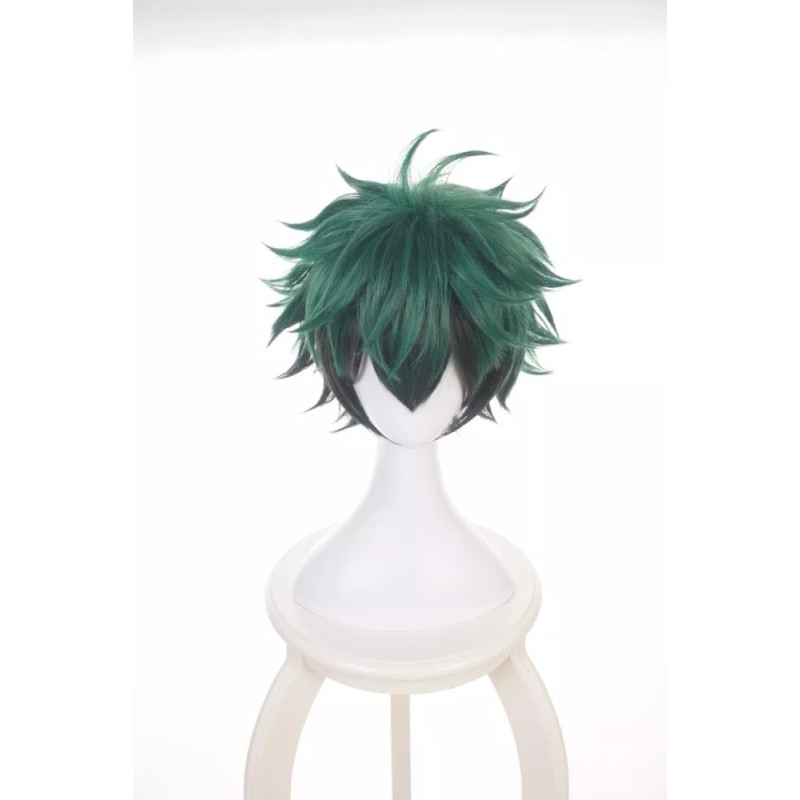 generic Izuku Midoriya Deku Mi Héroe Academia Cosplay Peluca Verde