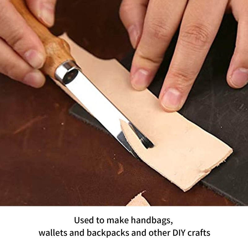 Lederbevel Cutter, Leather Edger Professional for DIY Craft Leather Cutting