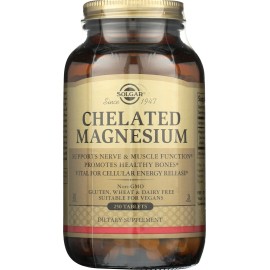 Solgar Chelated Magnesium 250 Tablets**