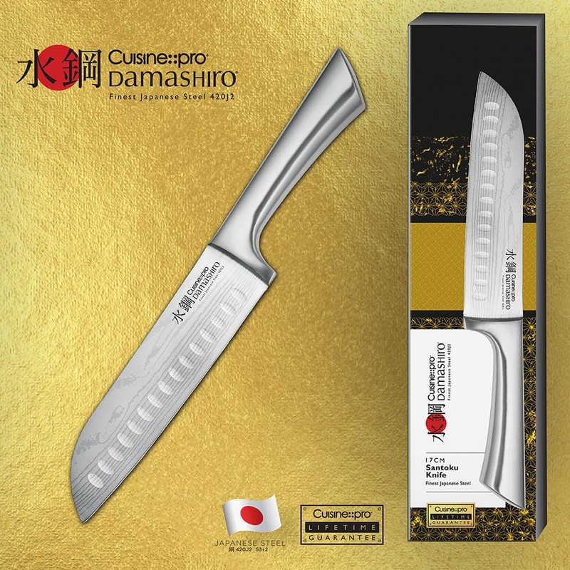 CUISINE::PRO® Damashiro® Santoku Knife (6.5" - Single)