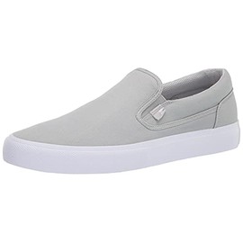 DC Men's Manual Slip-On Txse Skate Shoe (Manual Slip-on Txse) - gray, size: 41 EU