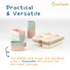 NESTIQUE Mini Plate for Baby | Non-Slip Suction Baby &