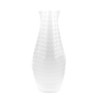 MODGY Expandable Flower Vase Plastic Decorative Modern Vases for Flowers Centerpieces Dining Table Decor Living Room Bathroom Wedding Office, Crys Myvaz Grey, Frosted