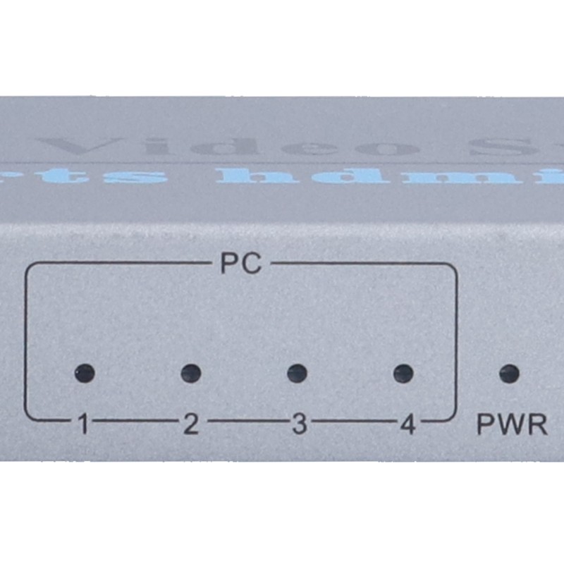 KVM Switch 4 Input 1 Output 4 Port HighDefinition Multimedia
