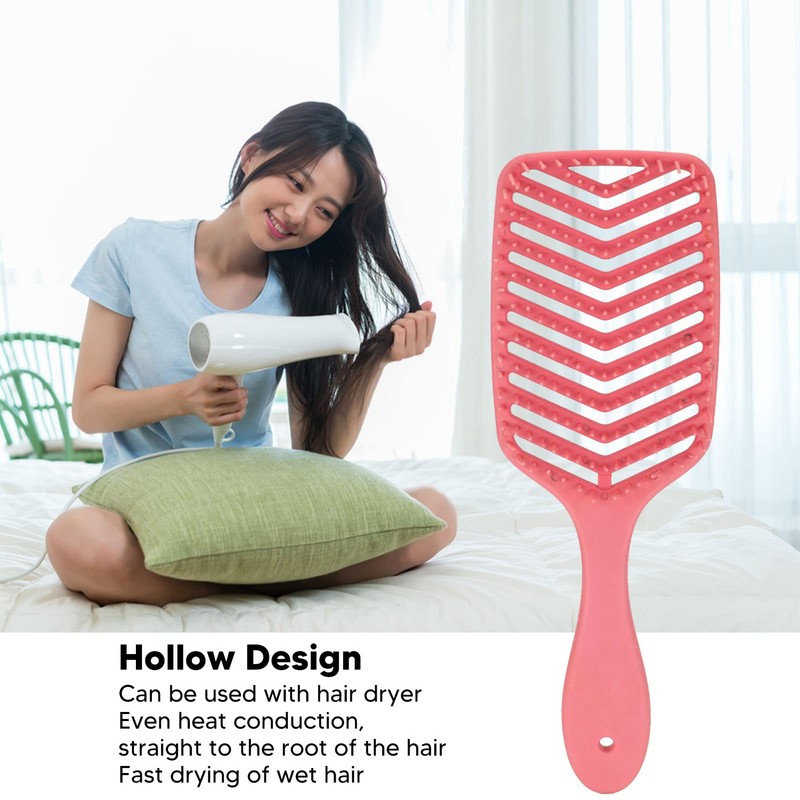 2 Cepillos de Ventilación para Desenredar con Paleta con Dientes