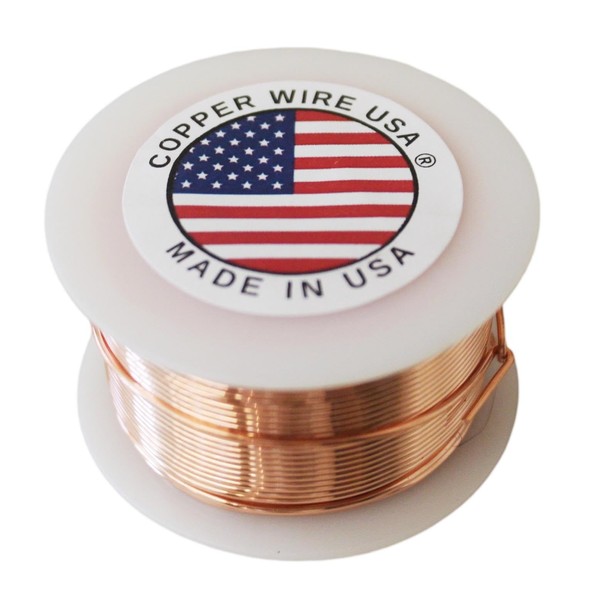 18 Ga Copper Wire -Dead Soft-100 Ft -1/2 Lb. Spool