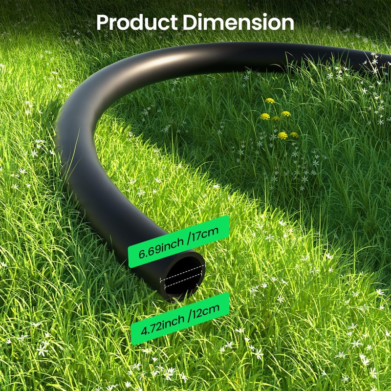 MIXC 50 FT 1/2 Inch Drip Irrigation Tubing Kit:Premium Garden