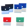 siduytin 6 Pieces Portable Pocket Ashtray Pouch Fireproof Reusable Purse