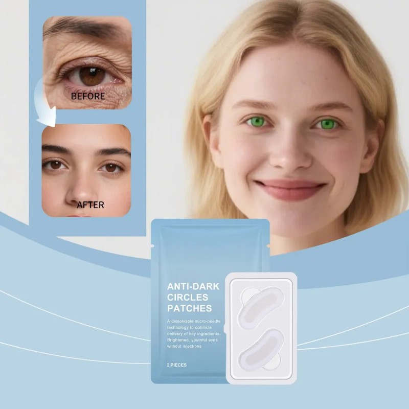 Parche Ojos Antiojeras Microagujas Ácido Hialurónico Hidrat