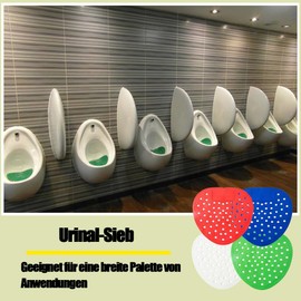 Pack of 12 Urinal Strainer Urinal Strainer Urinal Strainer with Scented for All Kinds of Shopping Malls Office School Red Blue Green White